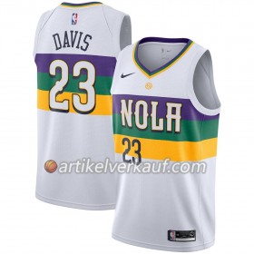 NBA New Orleans Pelicans Trikot Anthony Davis 23 2018-19 Nike City Edition Weiß Swingman - Herren